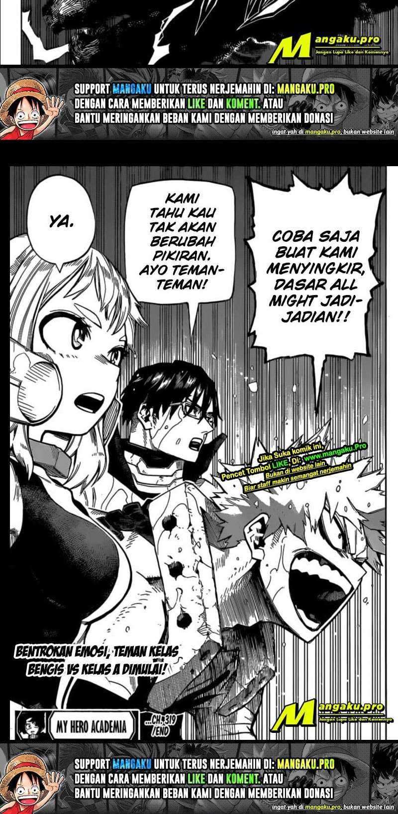 Boku no Hero Academia Chapter 319 Gambar 11