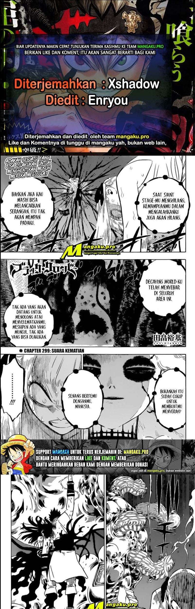 Baca Komik Black Clover Chapter 299 Gambar 1