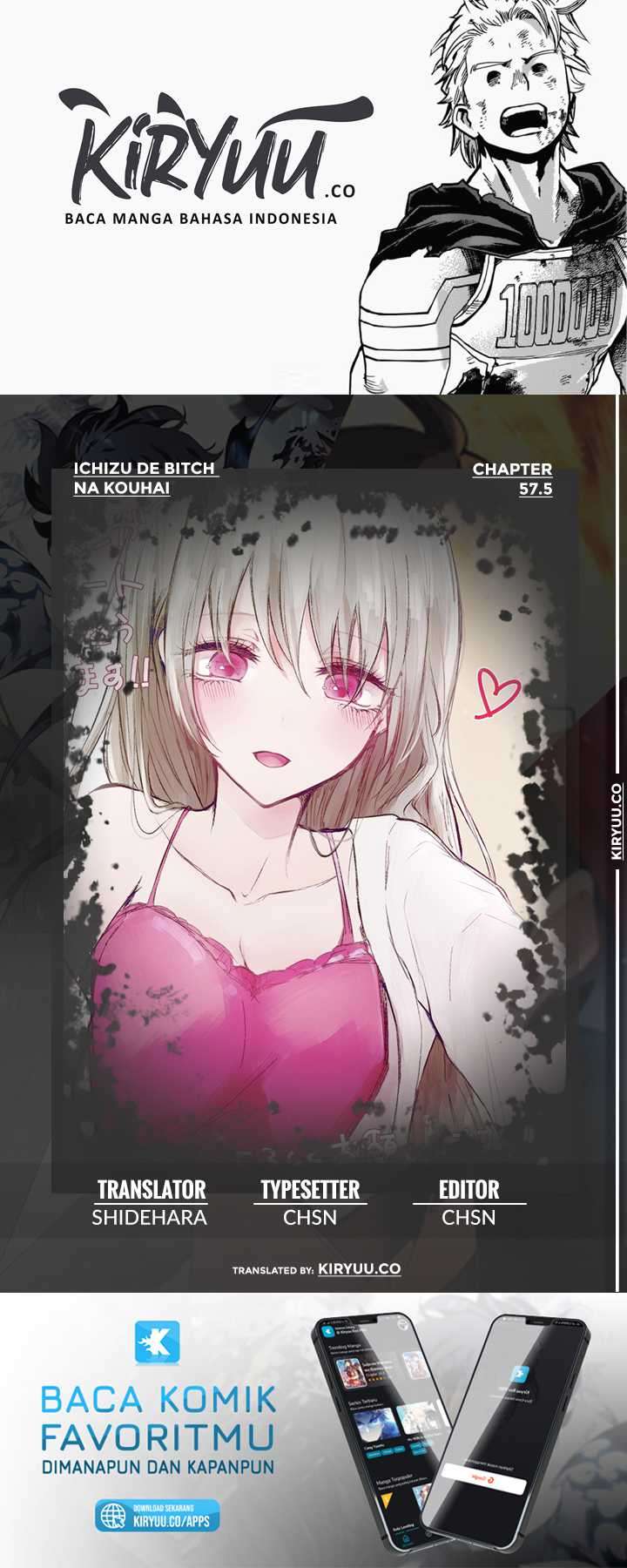 Baca Komik Ichizu de Bitch na Kouhai Chapter 57.5 Gambar 1