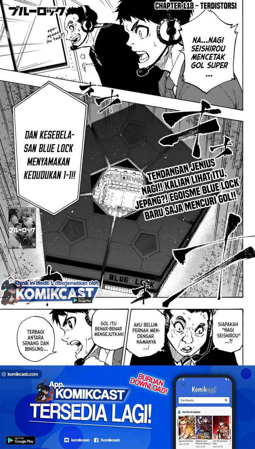 Manga Blue Lock Chapter 118 gambar nomor 2