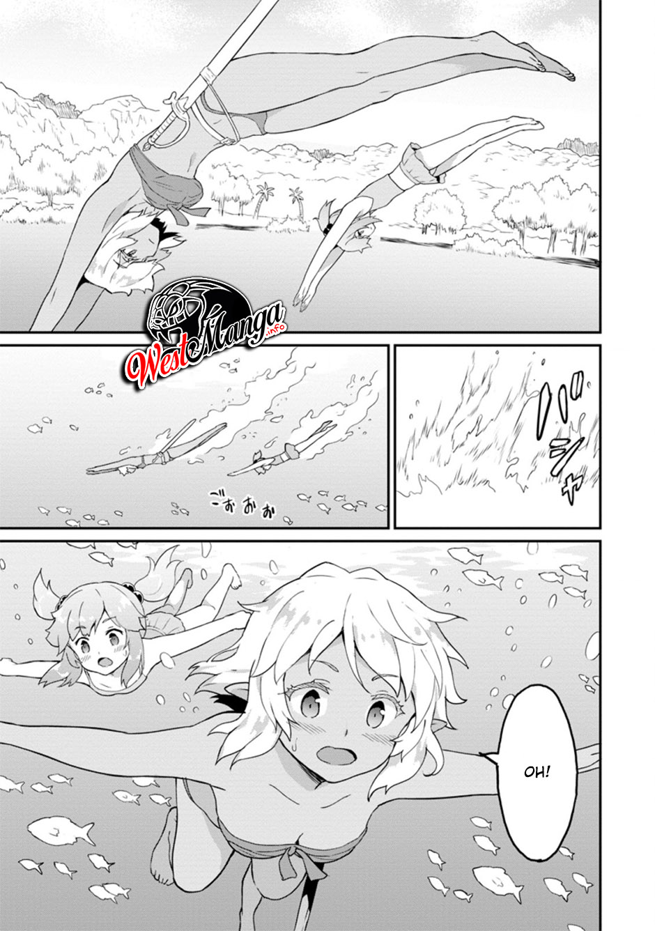 Taberu dake de Level-Up! Damegami to Issho ni Isekai Musou Chapter 21.1 Gambar 11