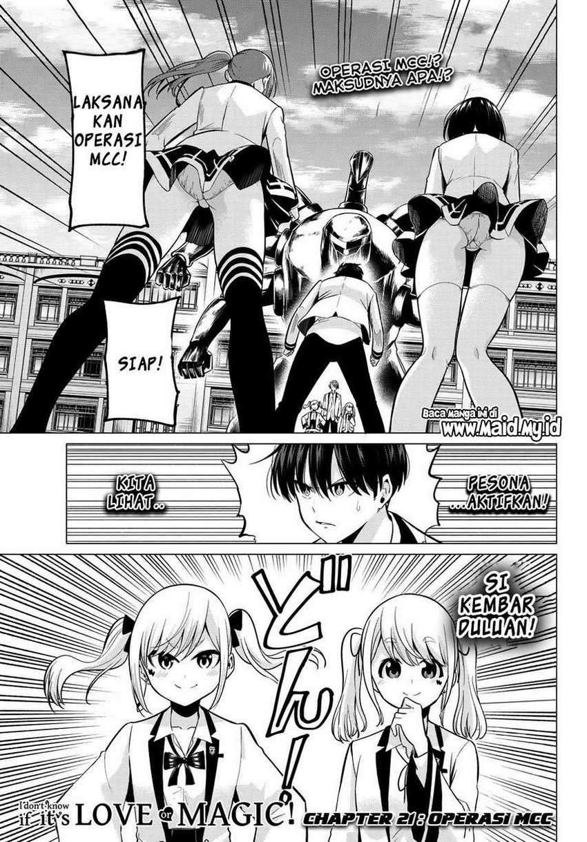 Koi ka Mahou ka Wakaranai! Chapter 21 Gambar 3