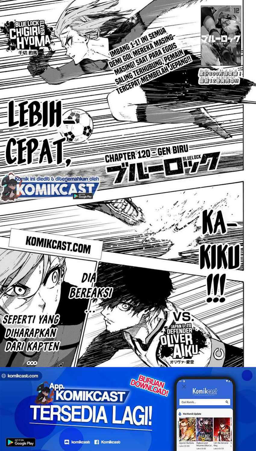 Manga Blue Lock Chapter 120 gambar nomor 2