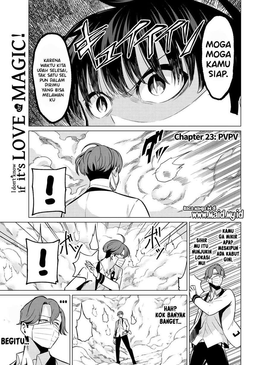 Koi ka Mahou ka Wakaranai! Chapter 23 Gambar 3