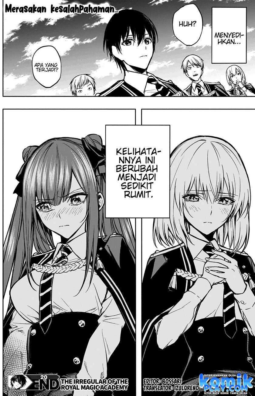 Ouritsu Mahou Gakuen no Saikasei: Slum Agari no Saikyou Mahoushi, Kizoku darake no Gakuen de Musou suru Chapter 20 Gambar 18