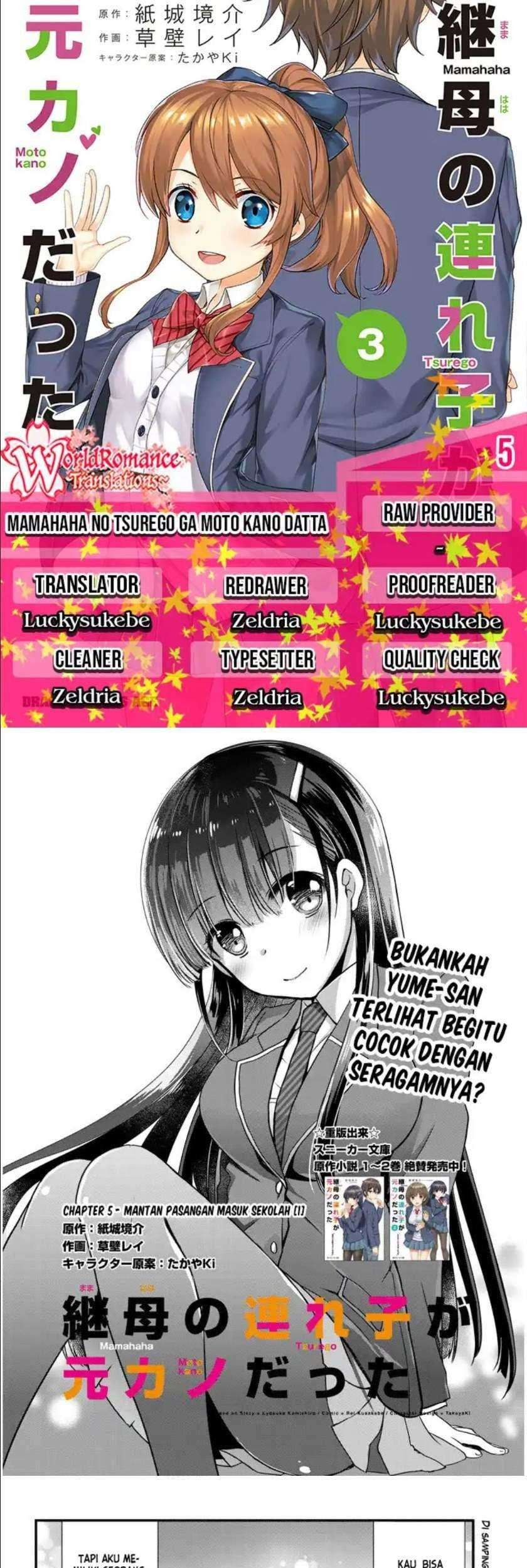Baca Komik Mamahaha no Tsurego ga Moto Kanodatta Chapter 05 Gambar 1