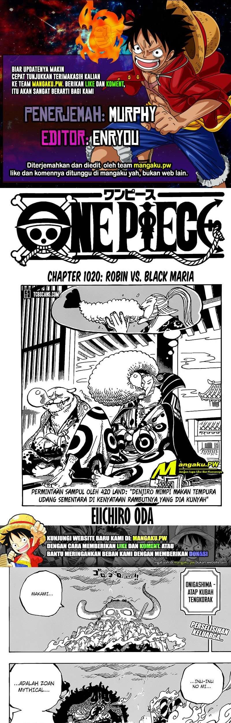 Baca Komik One Piece Chapter 1020 Gambar 1
