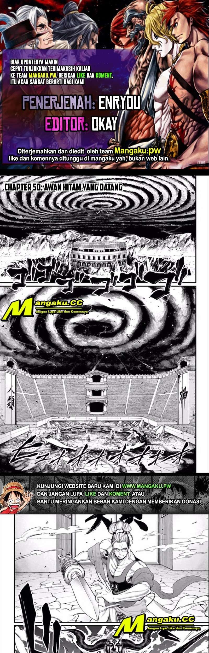 Baca Komik Shuumatsu no Valkyrie Chapter 50.1 Gambar 1