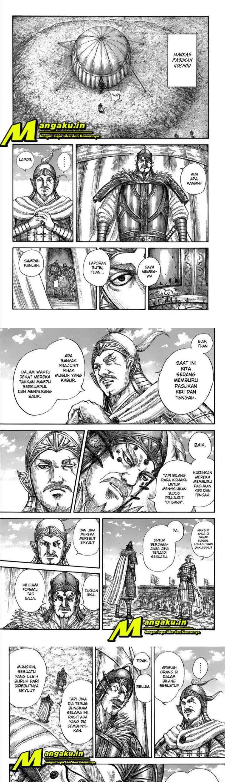 Kingdom Chapter 687 Gambar 5