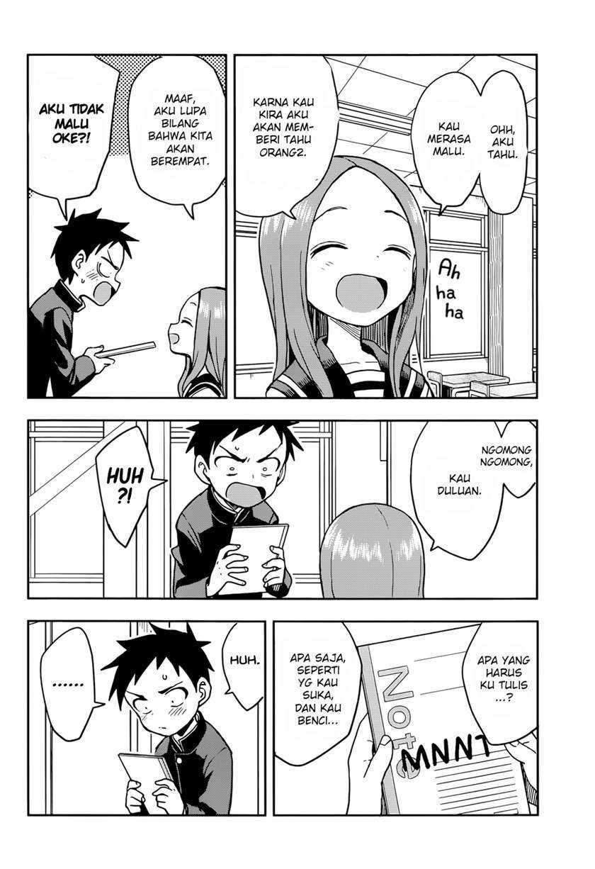 Karakai Jouzu no Takagi-san Chapter 136 Gambar 16