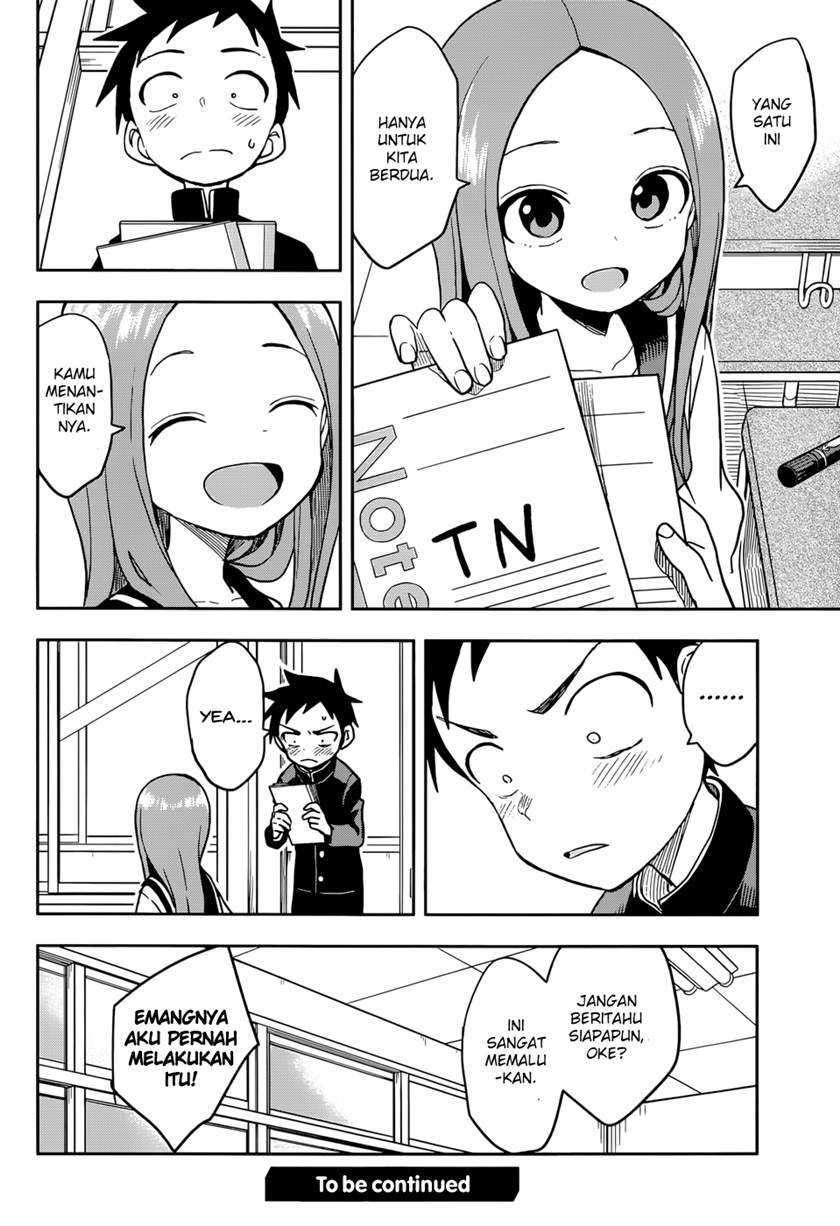 Karakai Jouzu no Takagi-san Chapter 136 Gambar 18