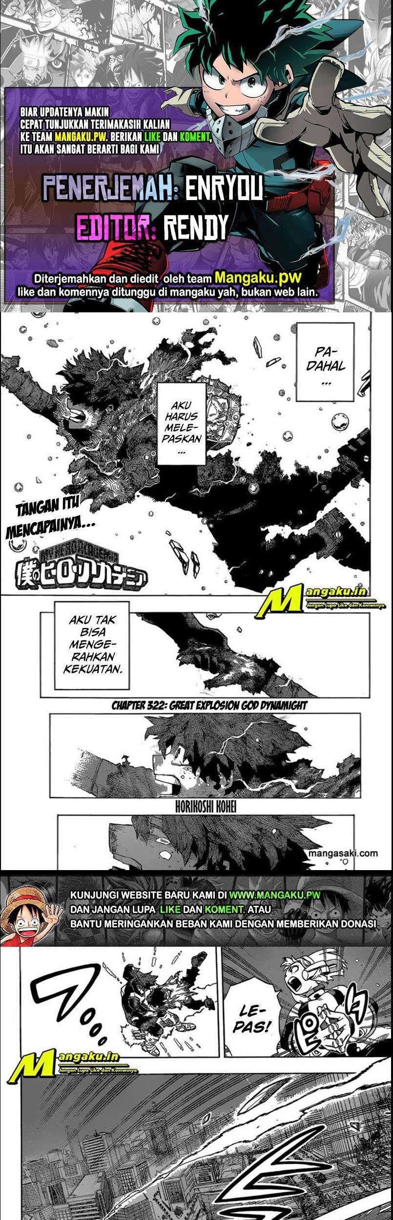 Baca Komik Boku no Hero Academia Chapter 322 Gambar 1