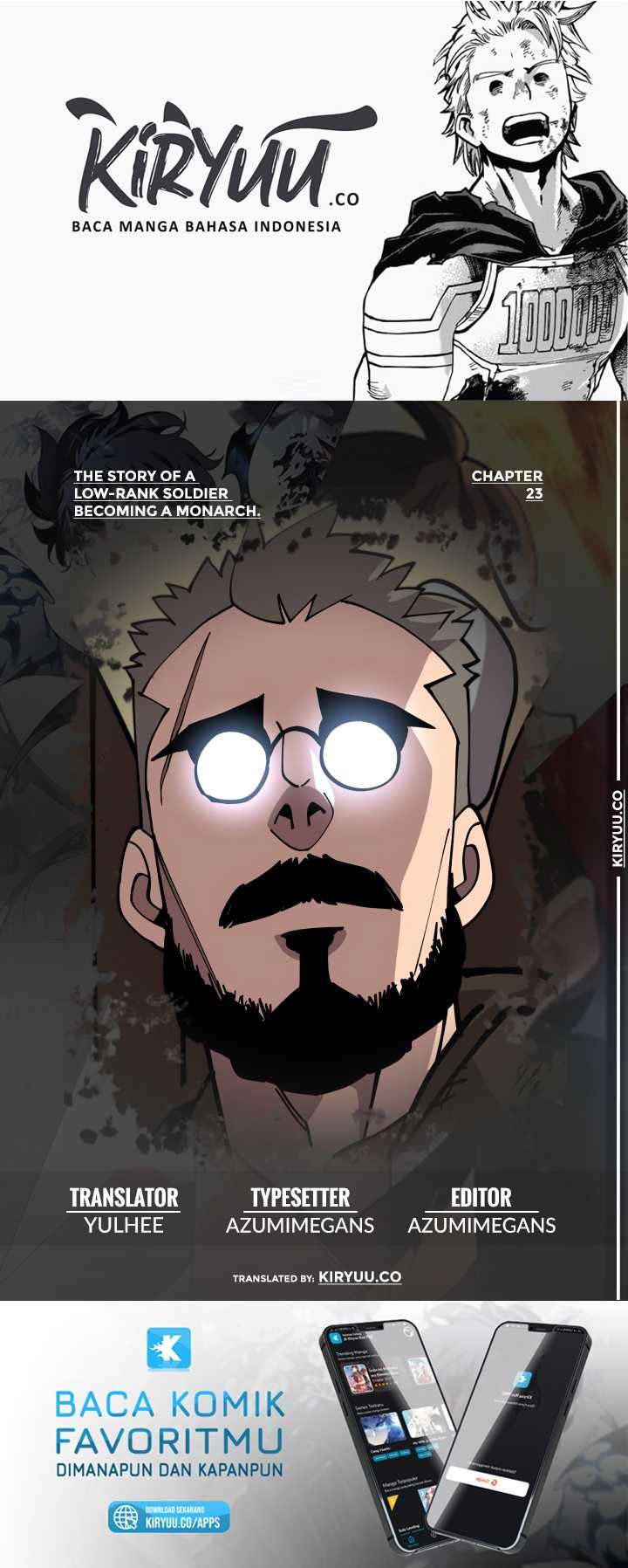 Baca Komik The Story of a Low-Rank Soldier Becoming a Monarch Chapter 23 Gambar 1