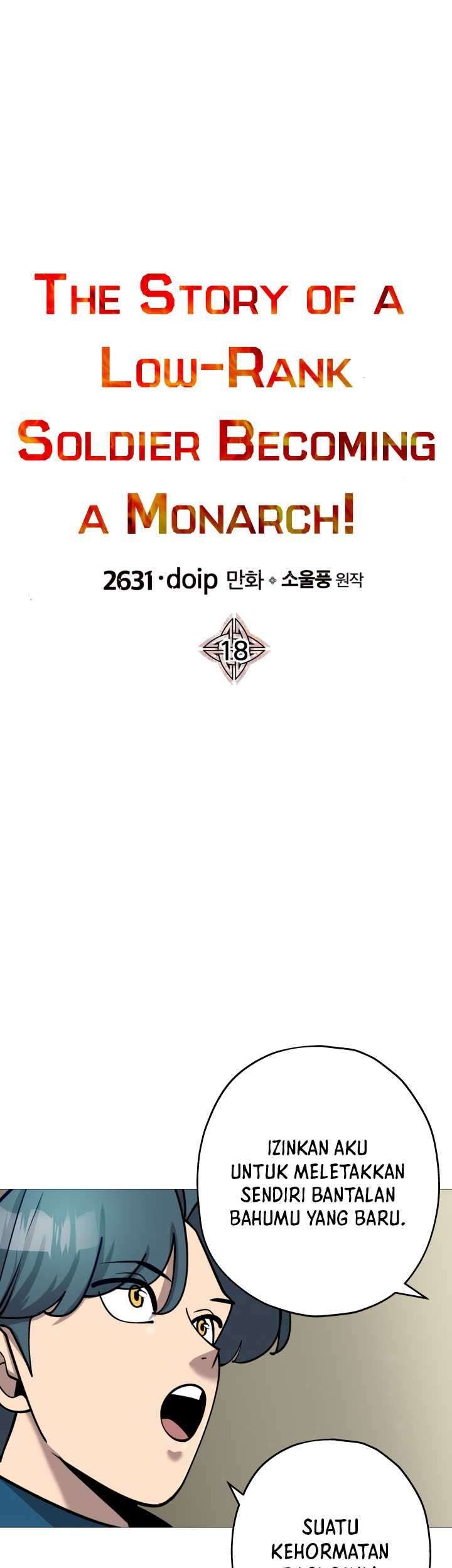 Baca Manhwa The Story of a Low-Rank Soldier Becoming a Monarch Chapter 18 Gambar 2