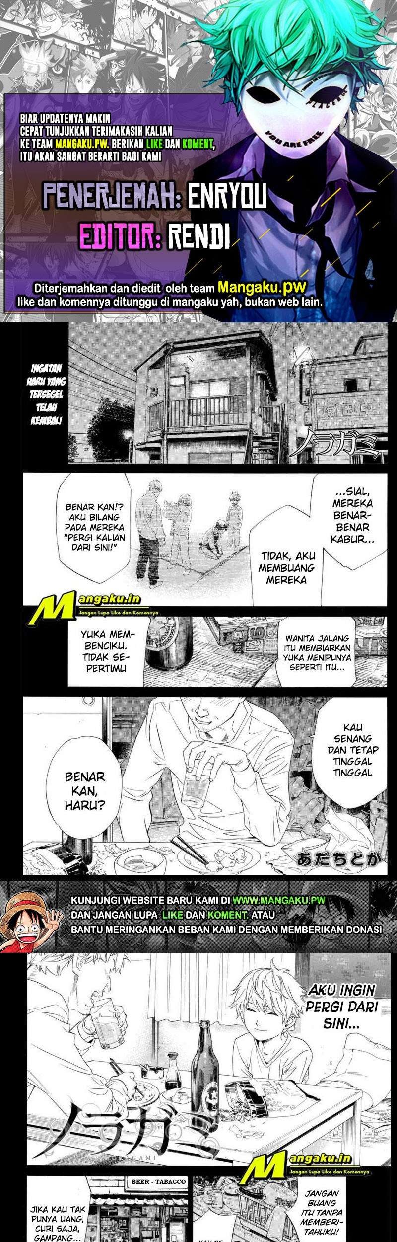 Baca Komik Noragami Chapter 95.2 Gambar 1