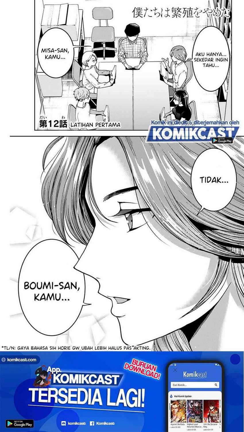 Baca Manga Bokutachi wa Hanshoku wo Yameta Chapter 12 Gambar 2