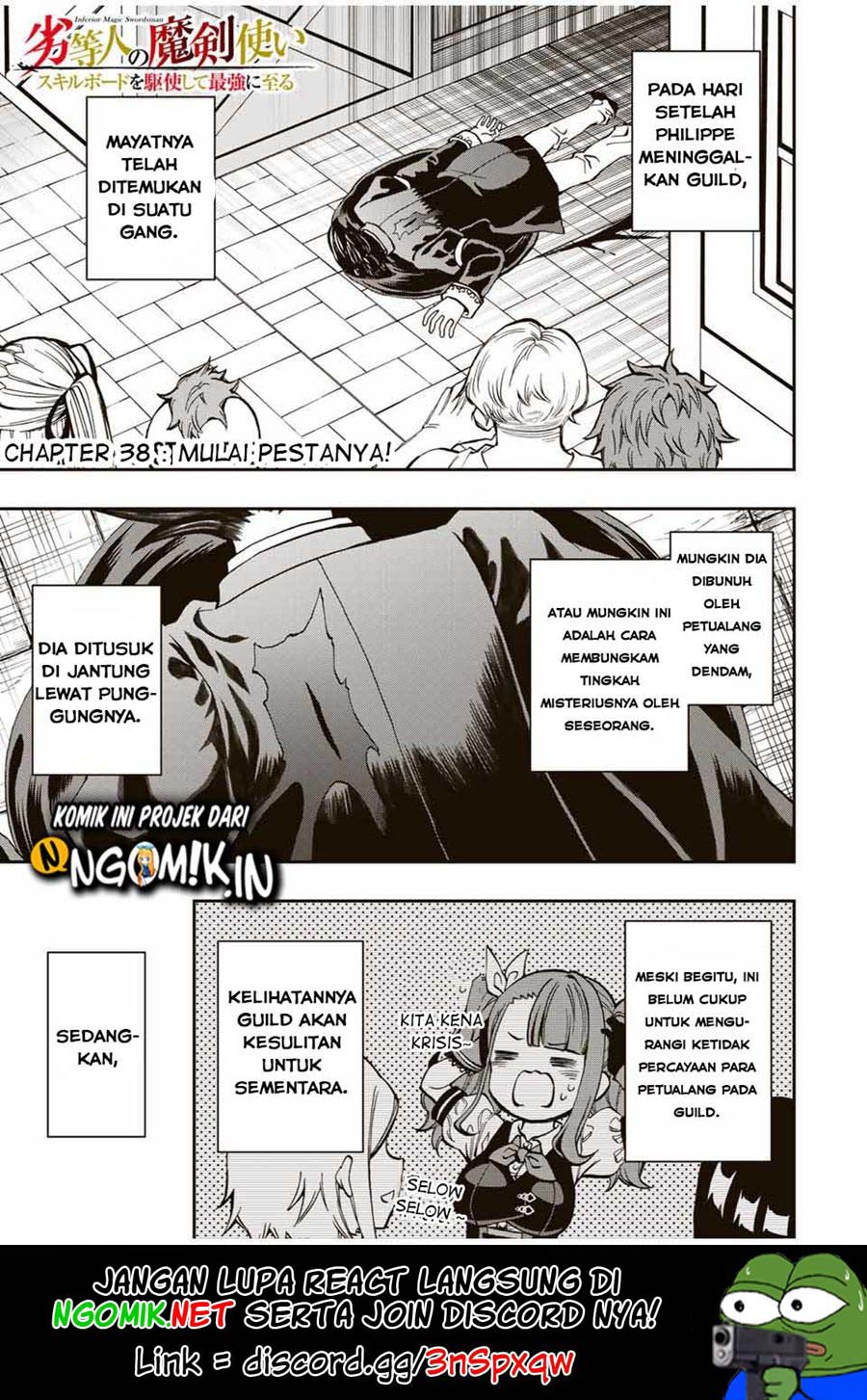 Baca Manga The Reincarnated Inferior Magic Swordsman Chapter 38 Gambar 2