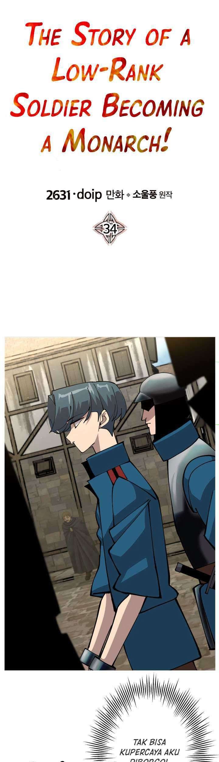 Manhwa The Story of a Low-Rank Soldier Becoming a Monarch Chapter 34 gambar nomor 2