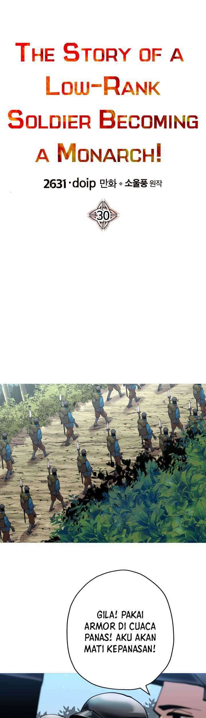 Manhwa The Story of a Low-Rank Soldier Becoming a Monarch Chapter 30 gambar nomor 2