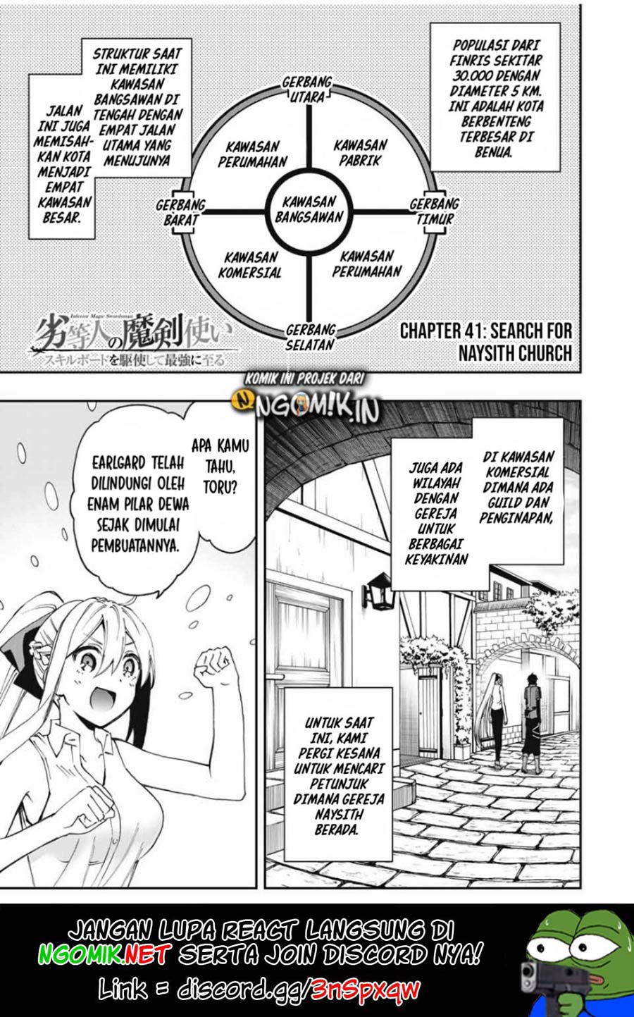 Baca Manga The Reincarnated Inferior Magic Swordsman Chapter 41 Gambar 2