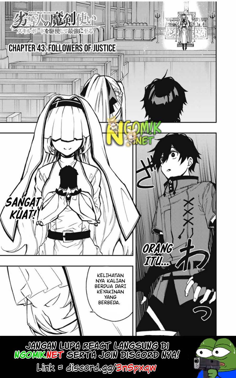 Baca Manga The Reincarnated Inferior Magic Swordsman Chapter 43 Gambar 2