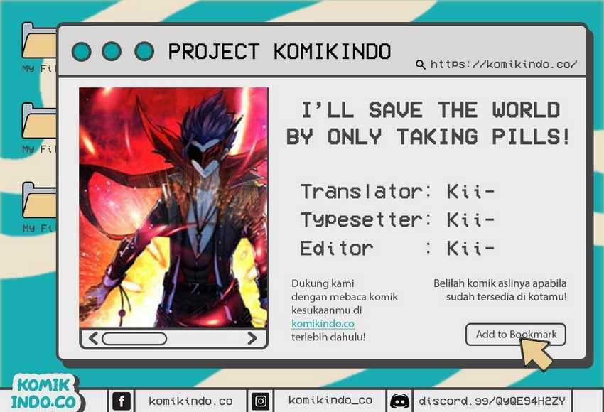 Baca Komik I’ll Save The World By Only Taking Pills! Chapter 05 Gambar 1