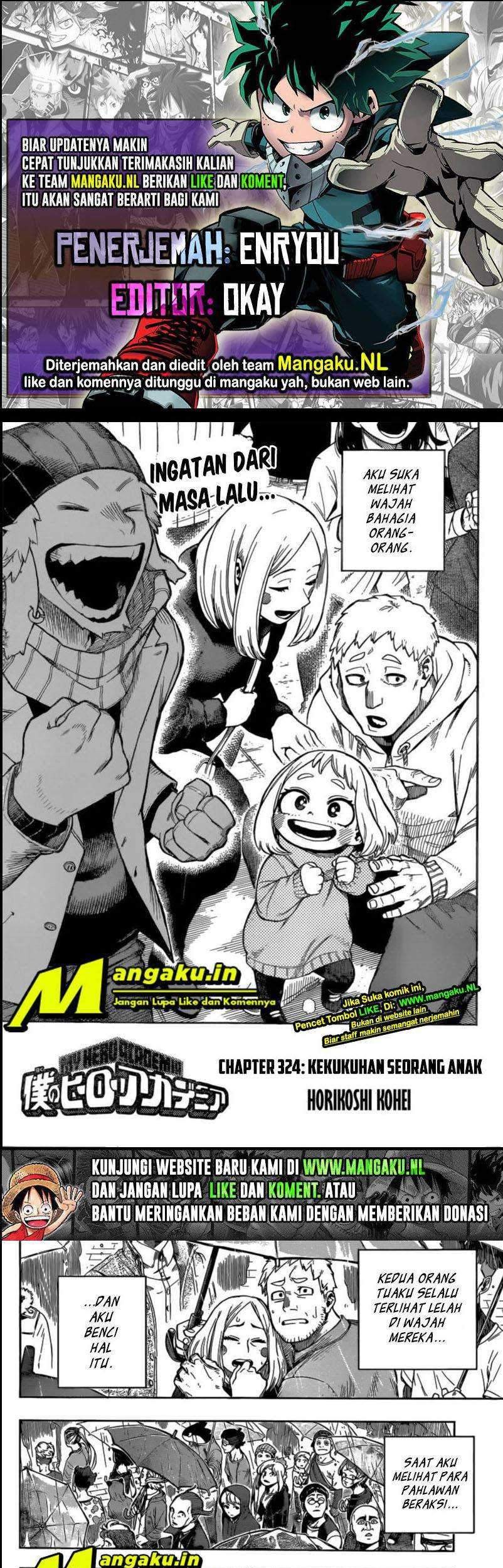 Baca Komik Boku no Hero Academia Chapter 324 Gambar 1