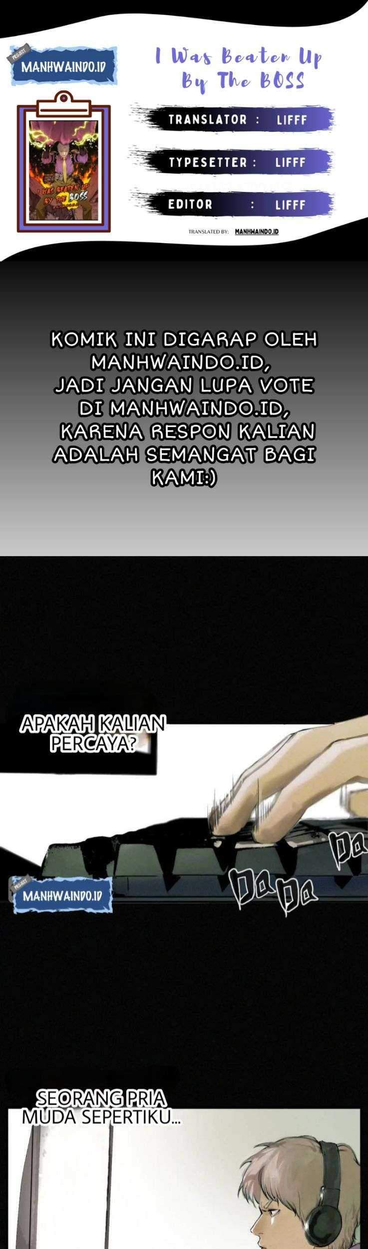 Baca Komik I was beaten up by the BOSS Chapter 00 Gambar 1