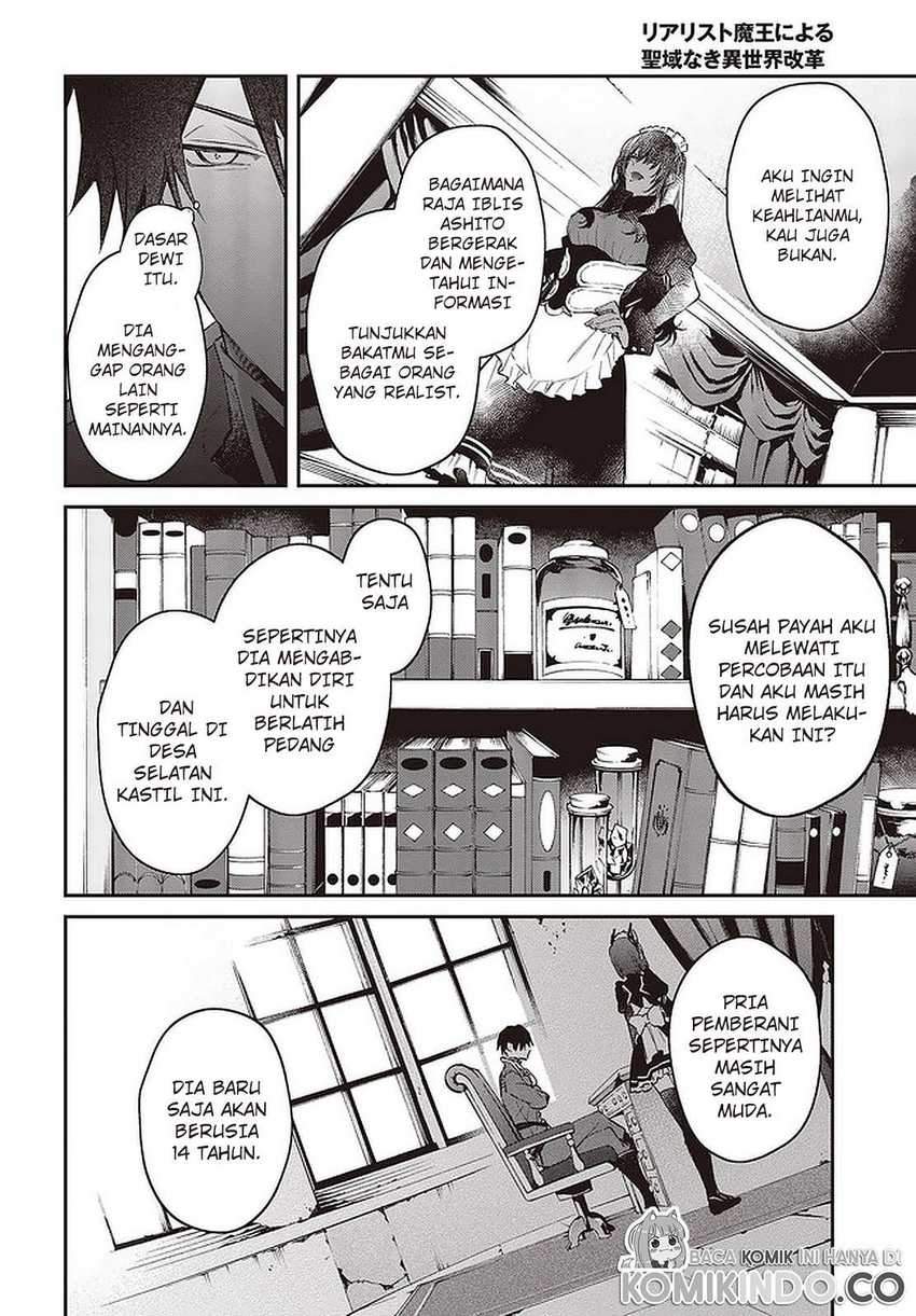 Realist Maou Niyoru Seiiki Naki Isekai Kaikaku Chapter 27 Gambar 22