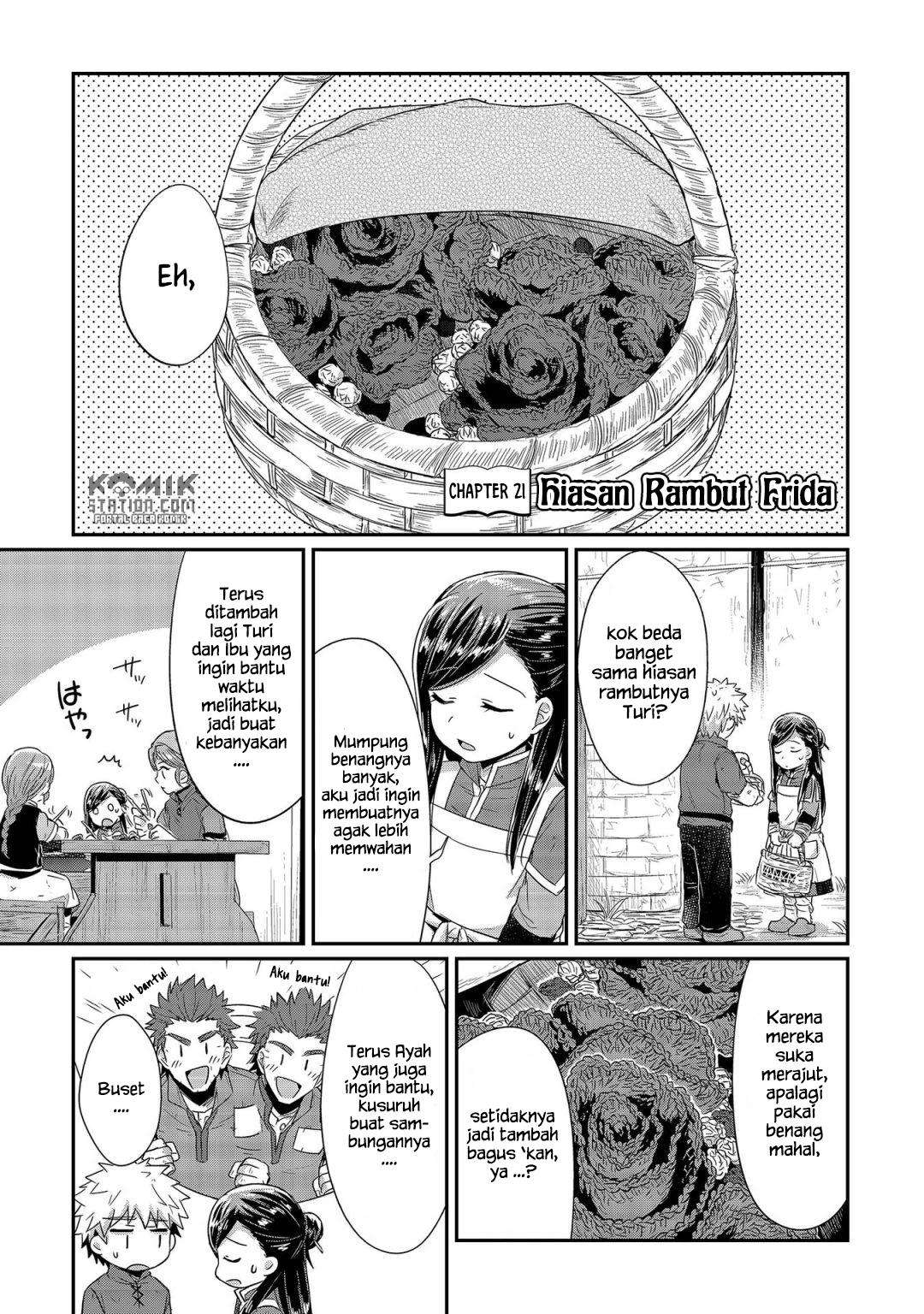 Honzuki no Gekokujou Chapter 21 Gambar 3