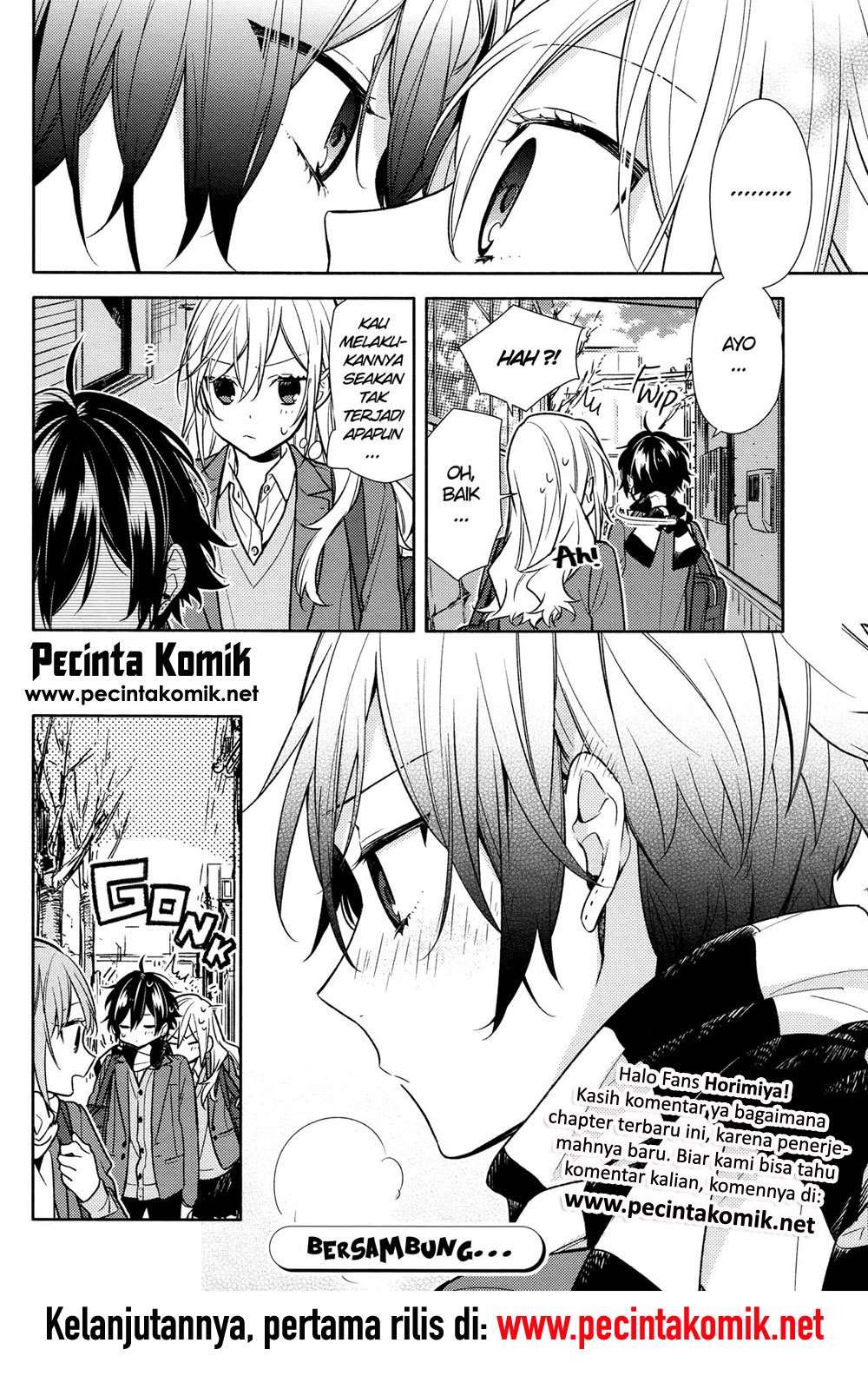 Horimiya Chapter 100 Gambar 16