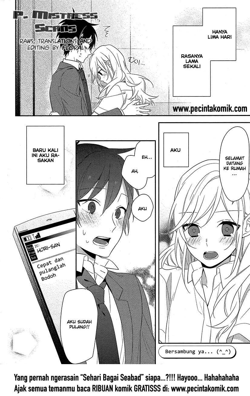 Horimiya Chapter 34 Gambar 23