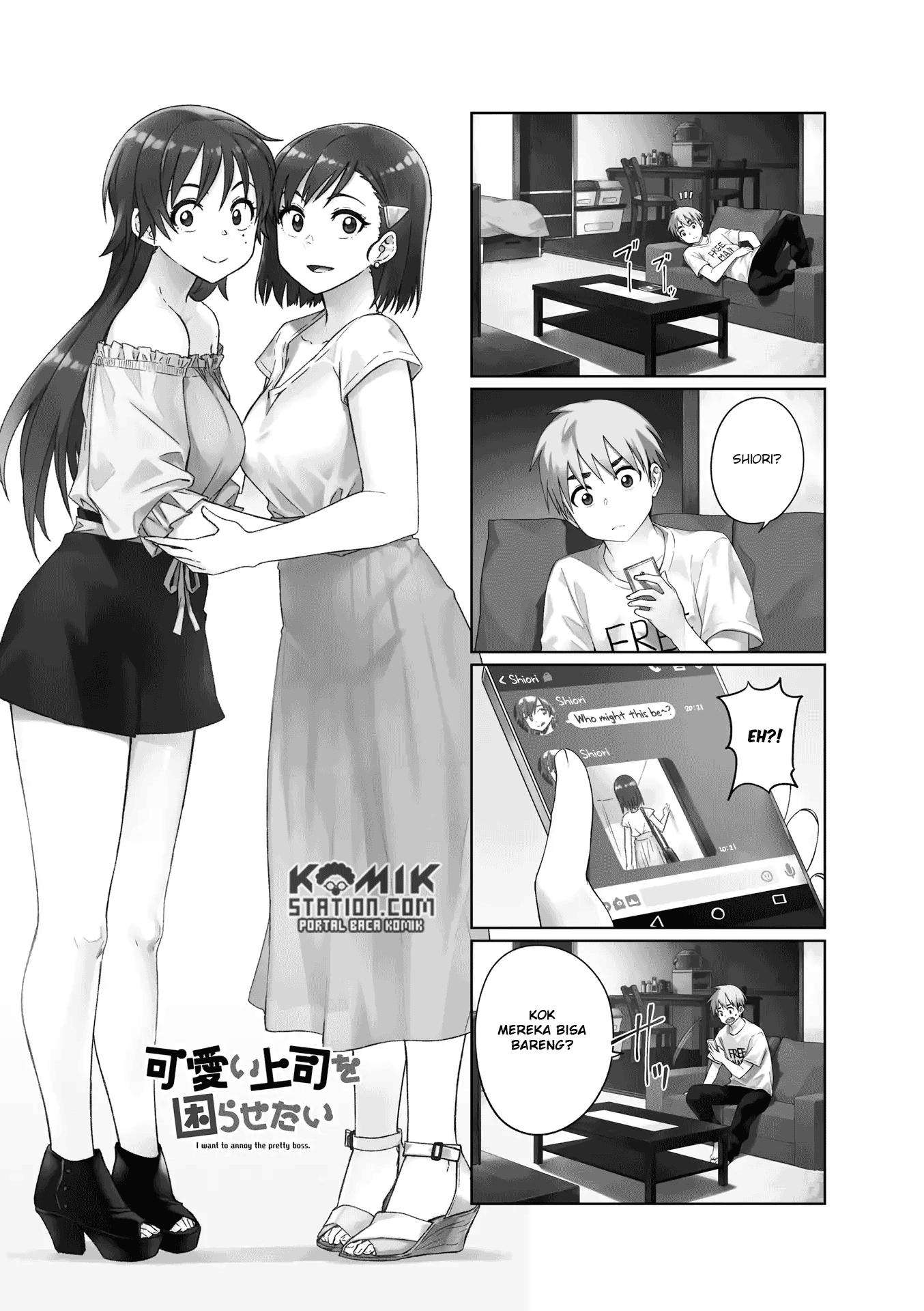 Baca Manga Kawaii Joushi wo Komarasetai Chapter 40 Gambar 2