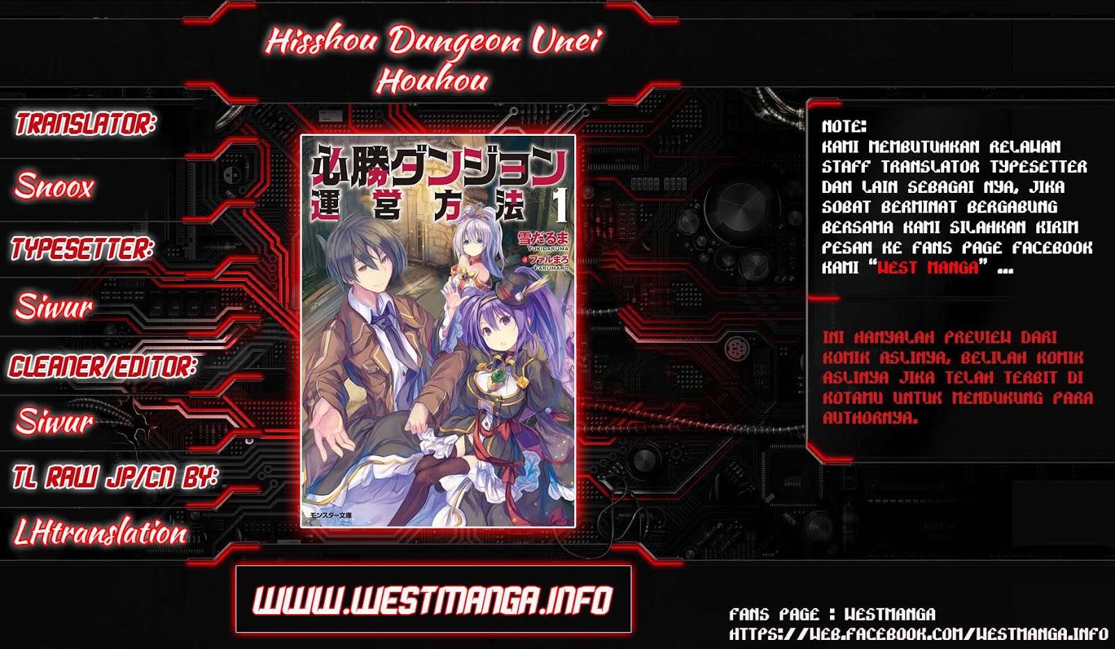 Baca Manga Hisshou Dungeon Unei Houhou Chapter 6 Gambar 2