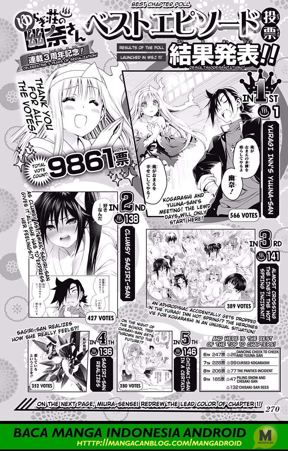 Baca Komik Yuragi-sou no Yuuna-san Chapter 155 Gambar 1