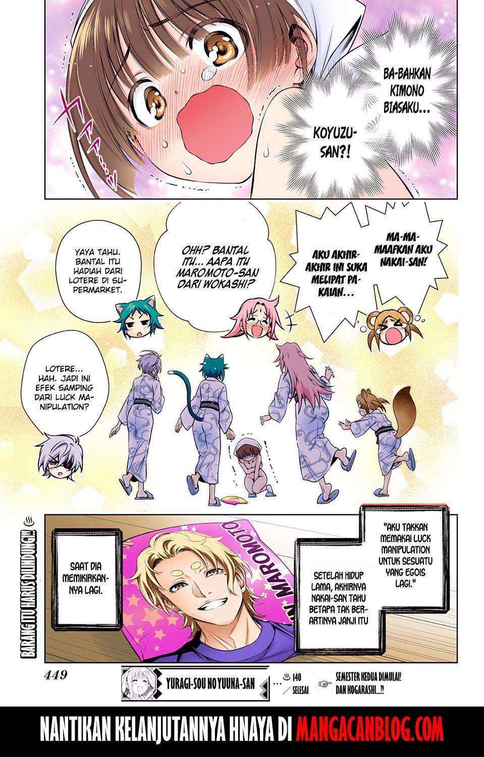 Yuragi-sou no Yuuna-san Chapter 140 Gambar 19