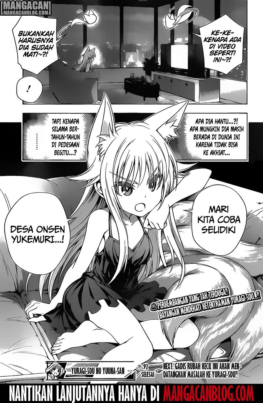 Yuragi-sou no Yuuna-san Chapter 92 Gambar 20
