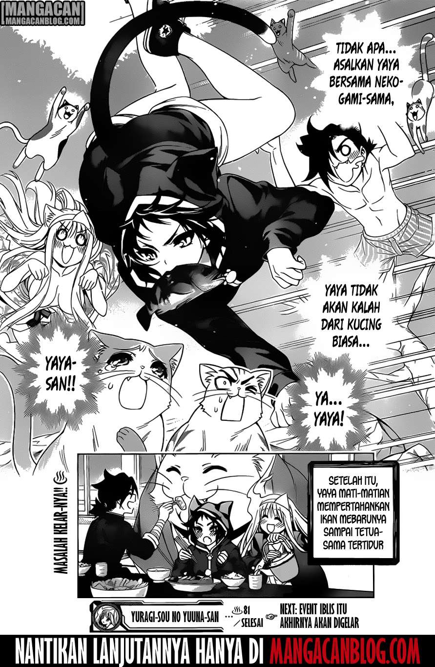 Yuragi-sou no Yuuna-san Chapter 81 Gambar 22