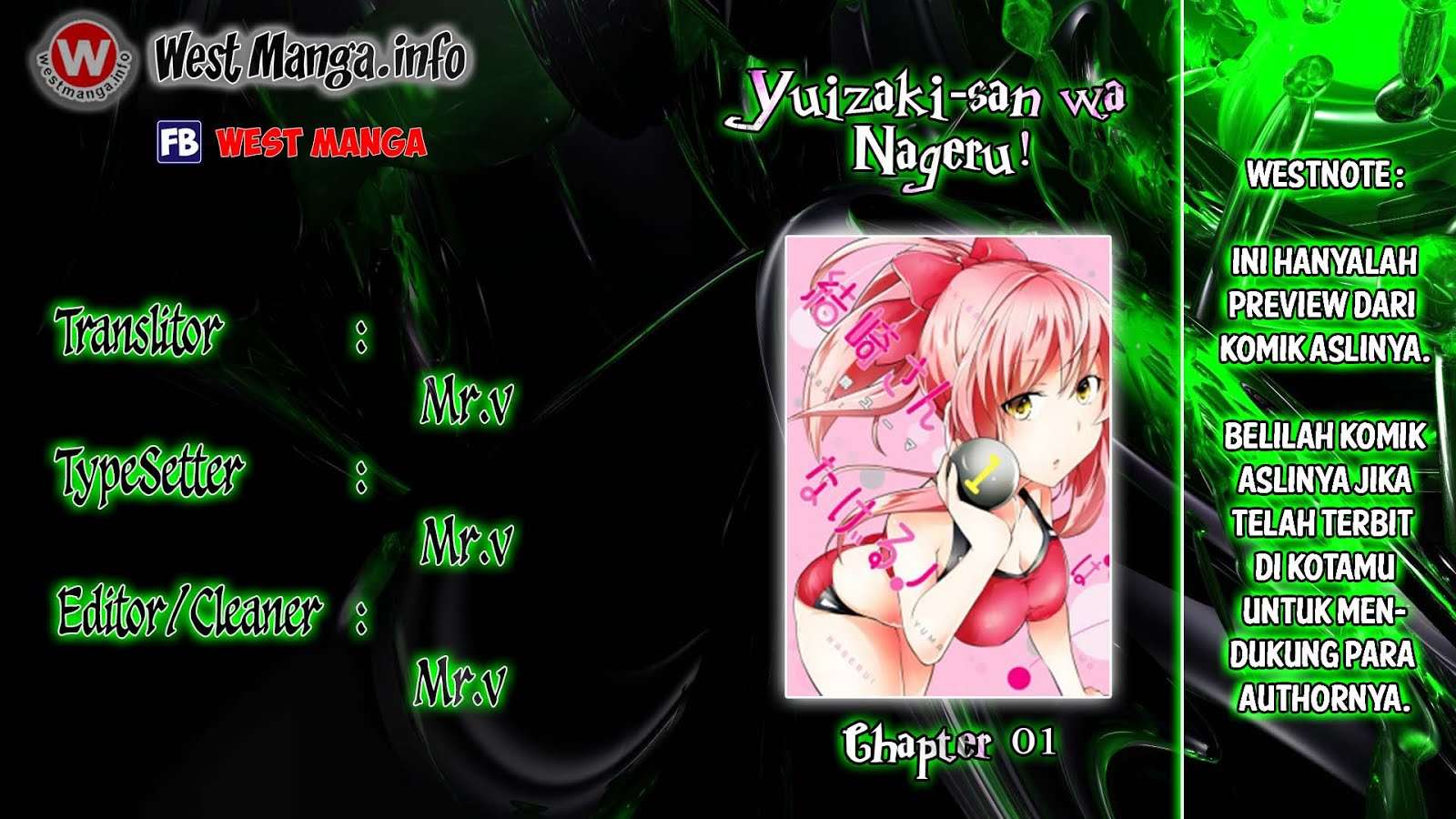 Baca Komik Yuizaki-san wa Nageru! Chapter 1 Gambar 1