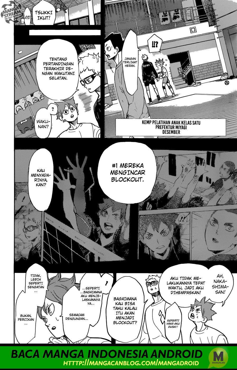 Haikyuu!! Chapter 357 Gambar 14