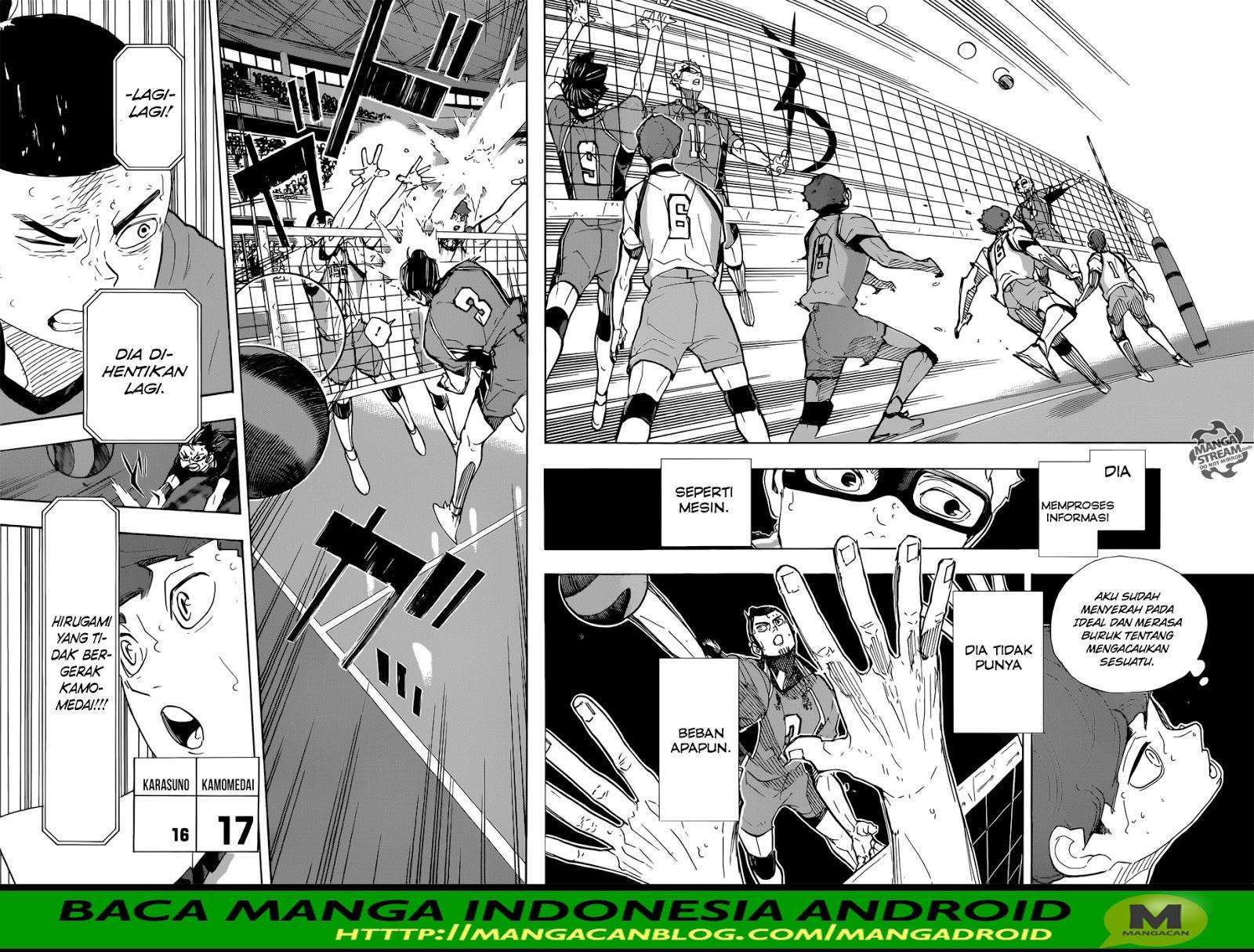 Haikyuu!! Chapter 351 Gambar 16