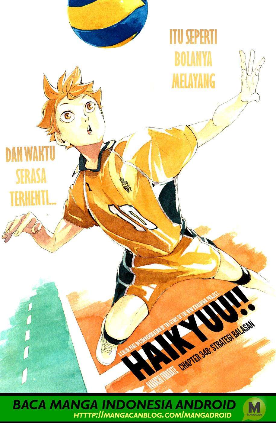 Baca Komik Haikyuu!! Chapter 348 Gambar 1