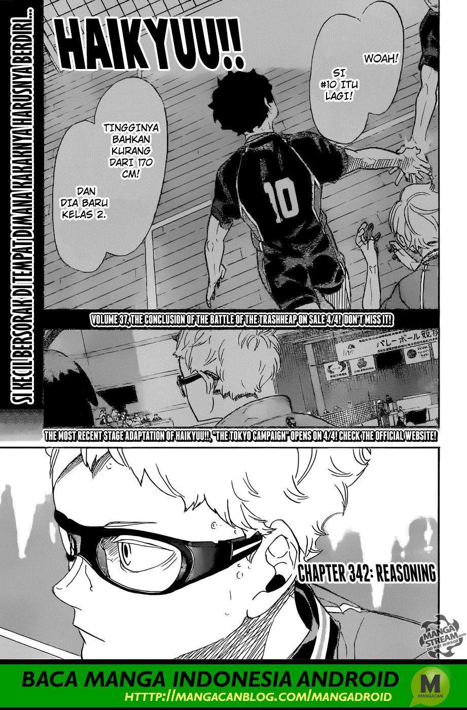 Baca Komik Haikyuu!! Chapter 342 Gambar 1