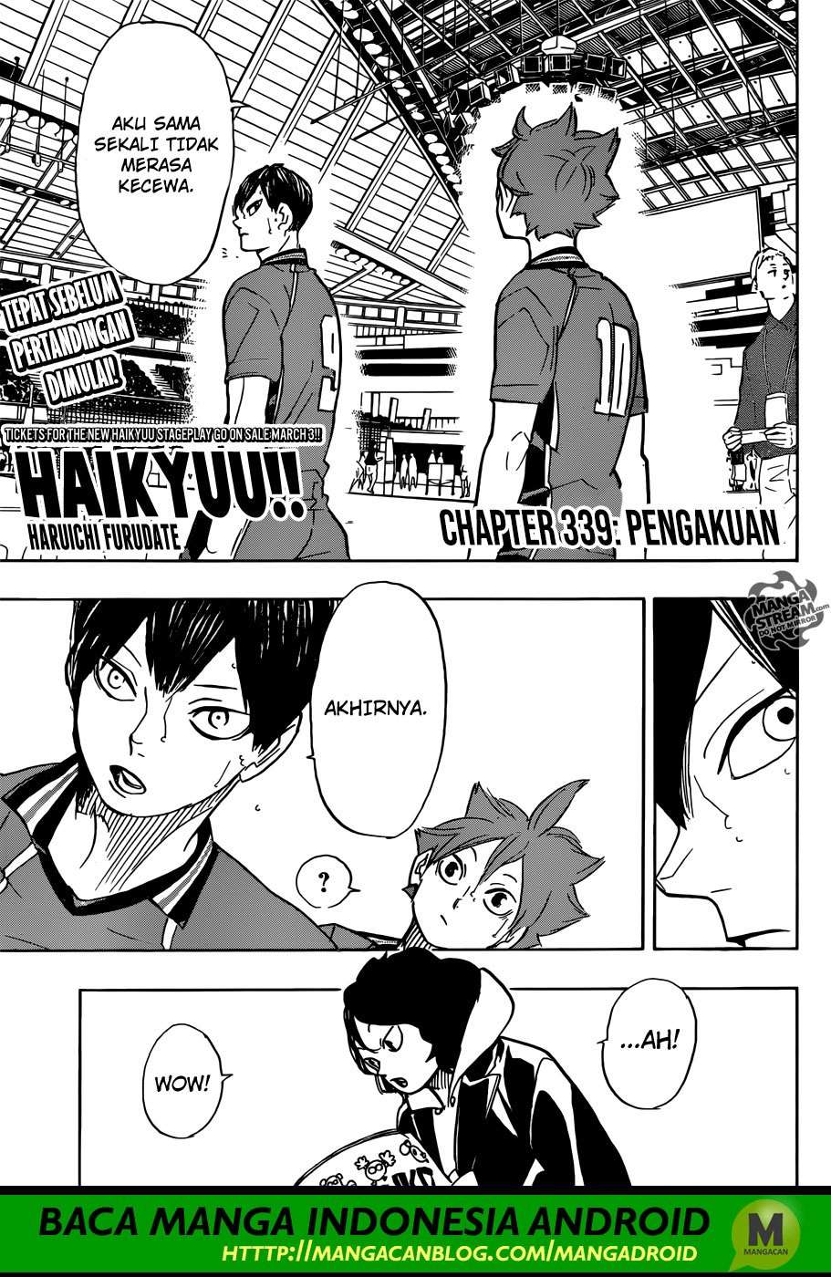 Baca Komik Haikyuu!! Chapter 339 Gambar 1