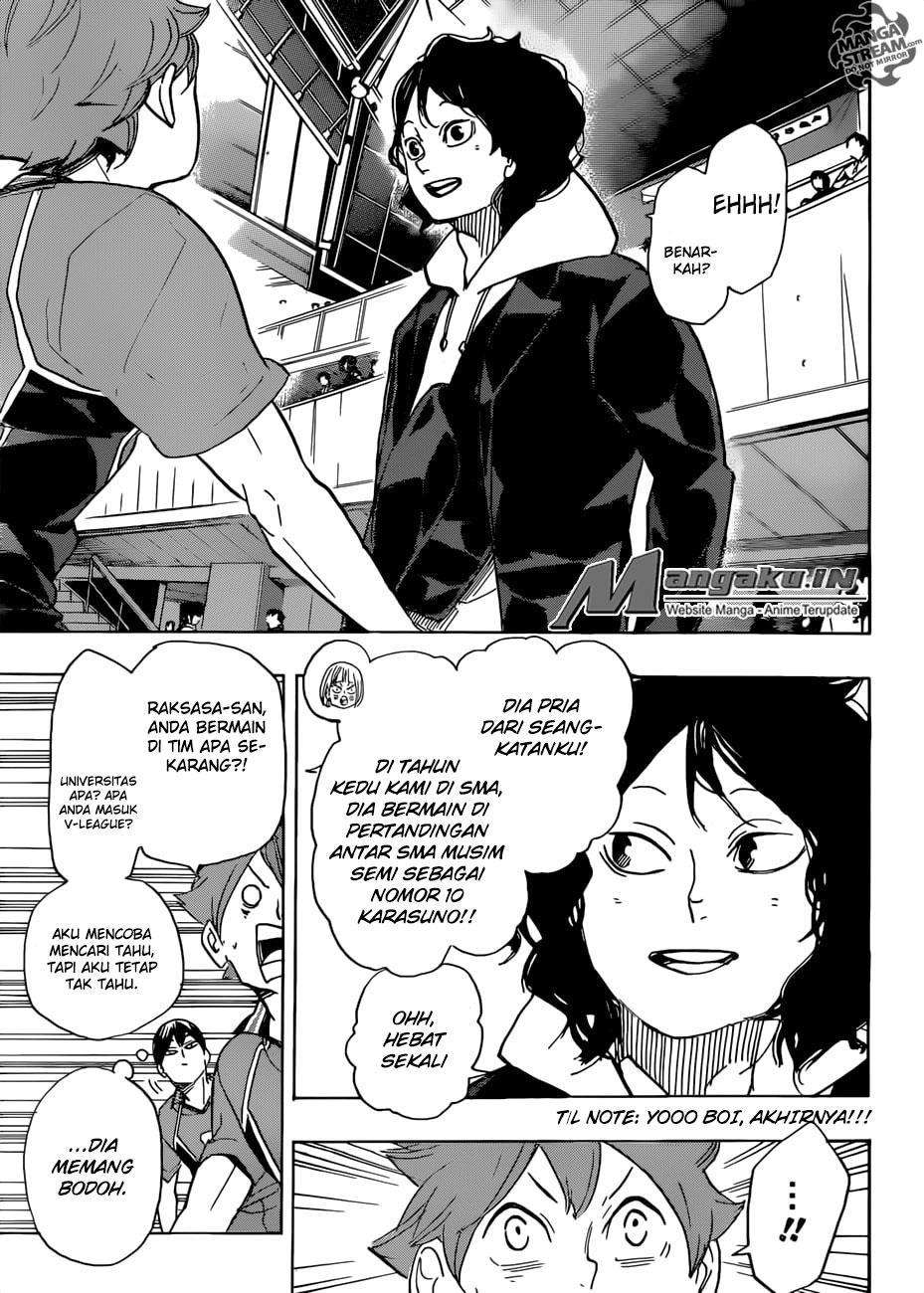 Haikyuu!! Chapter 338 Gambar 17