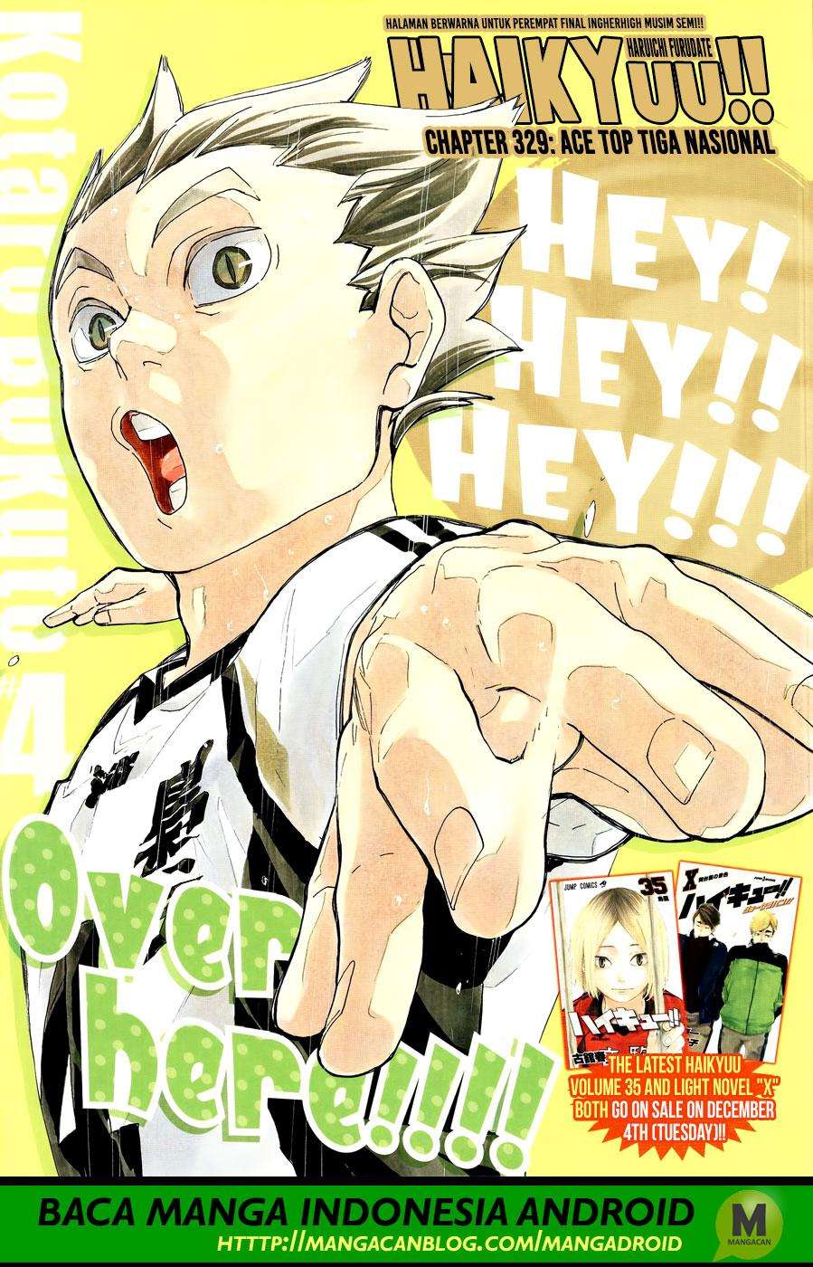 Baca Komik Haikyuu!! Chapter 329 Gambar 1
