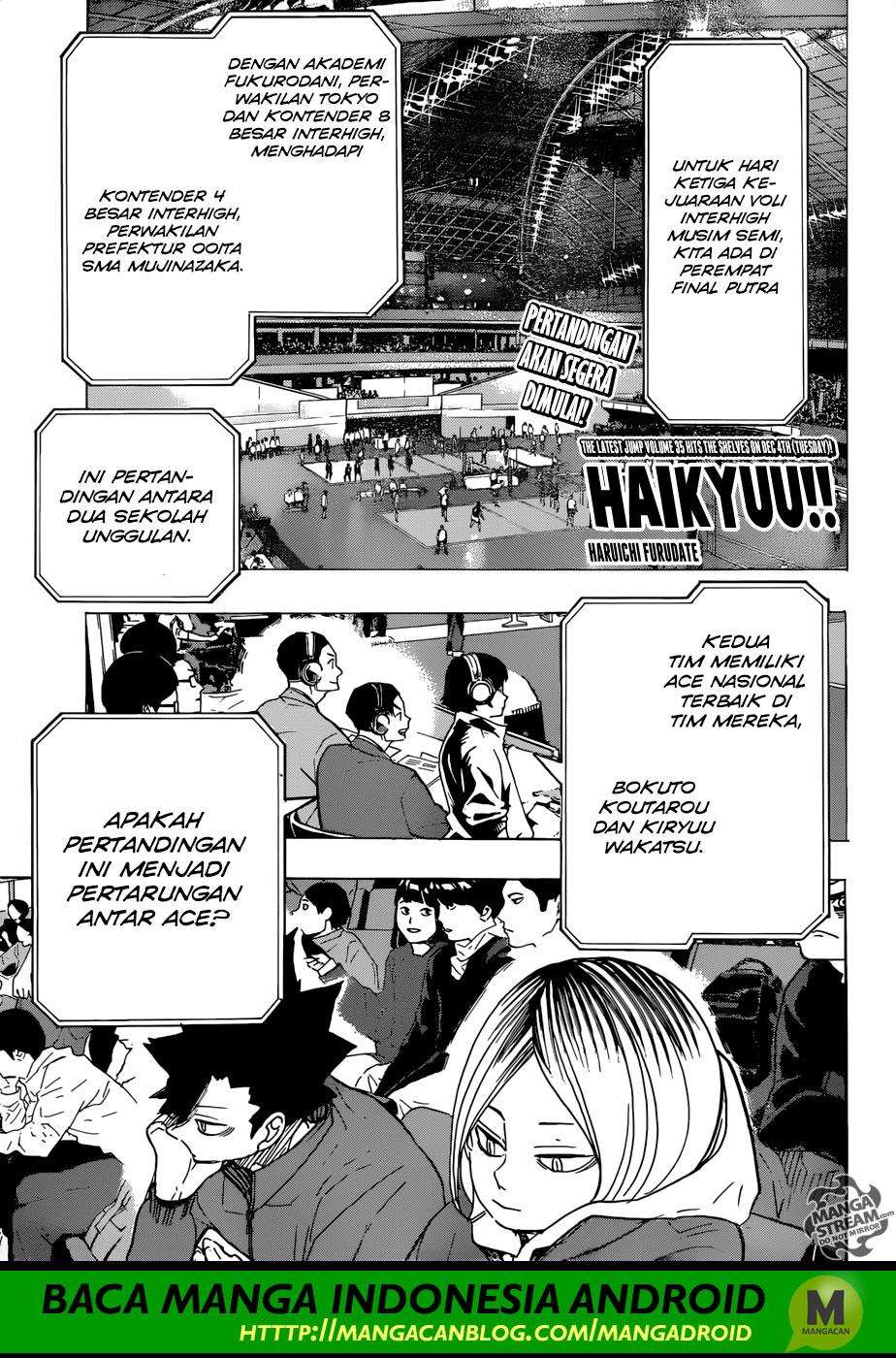 Baca Komik Haikyuu!! Chapter 328 Gambar 1