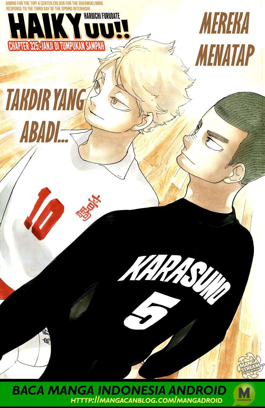 Baca Komik Haikyuu!! Chapter 325 Gambar 1