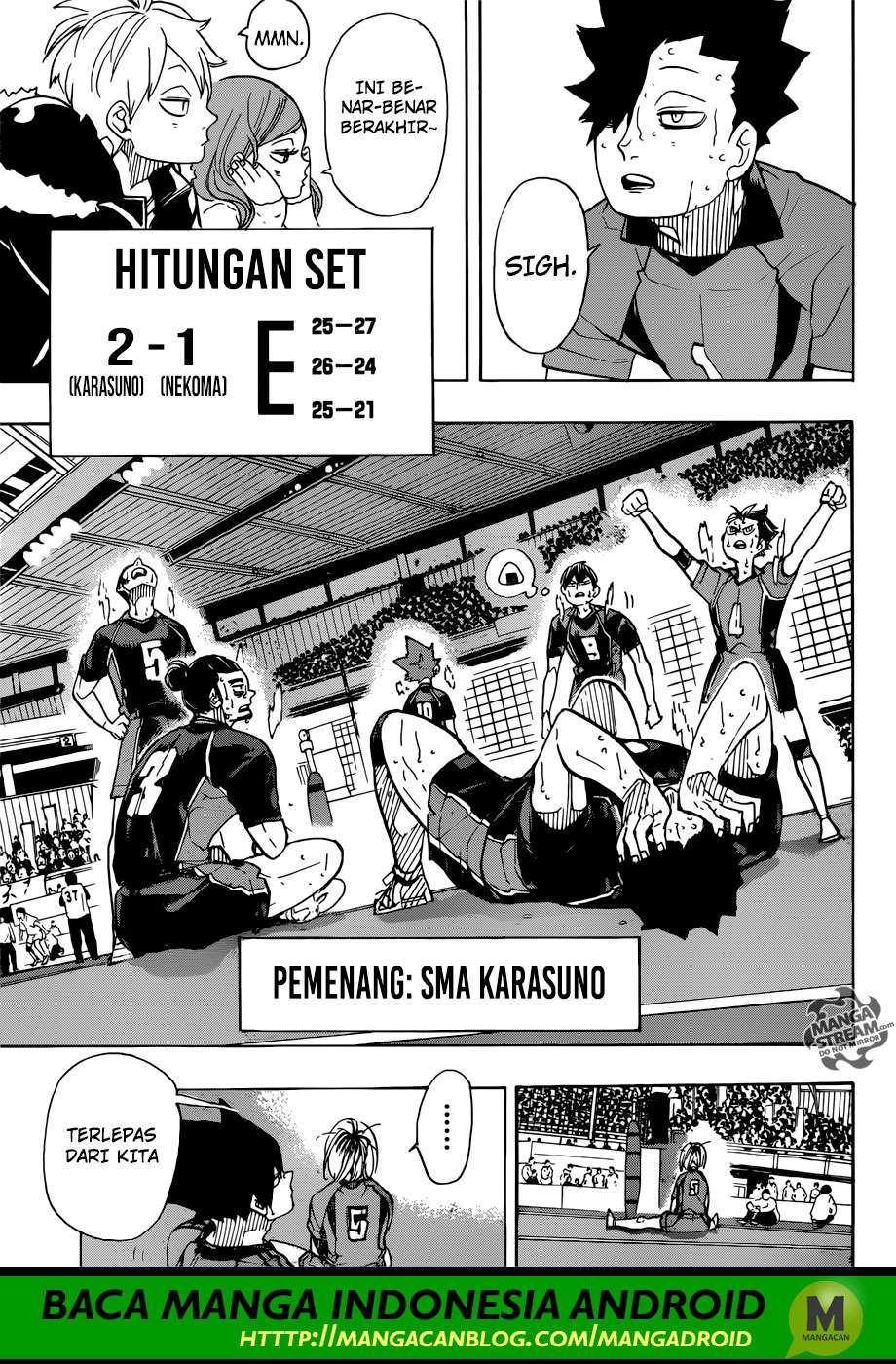 Haikyuu!! Chapter 324 Gambar 15