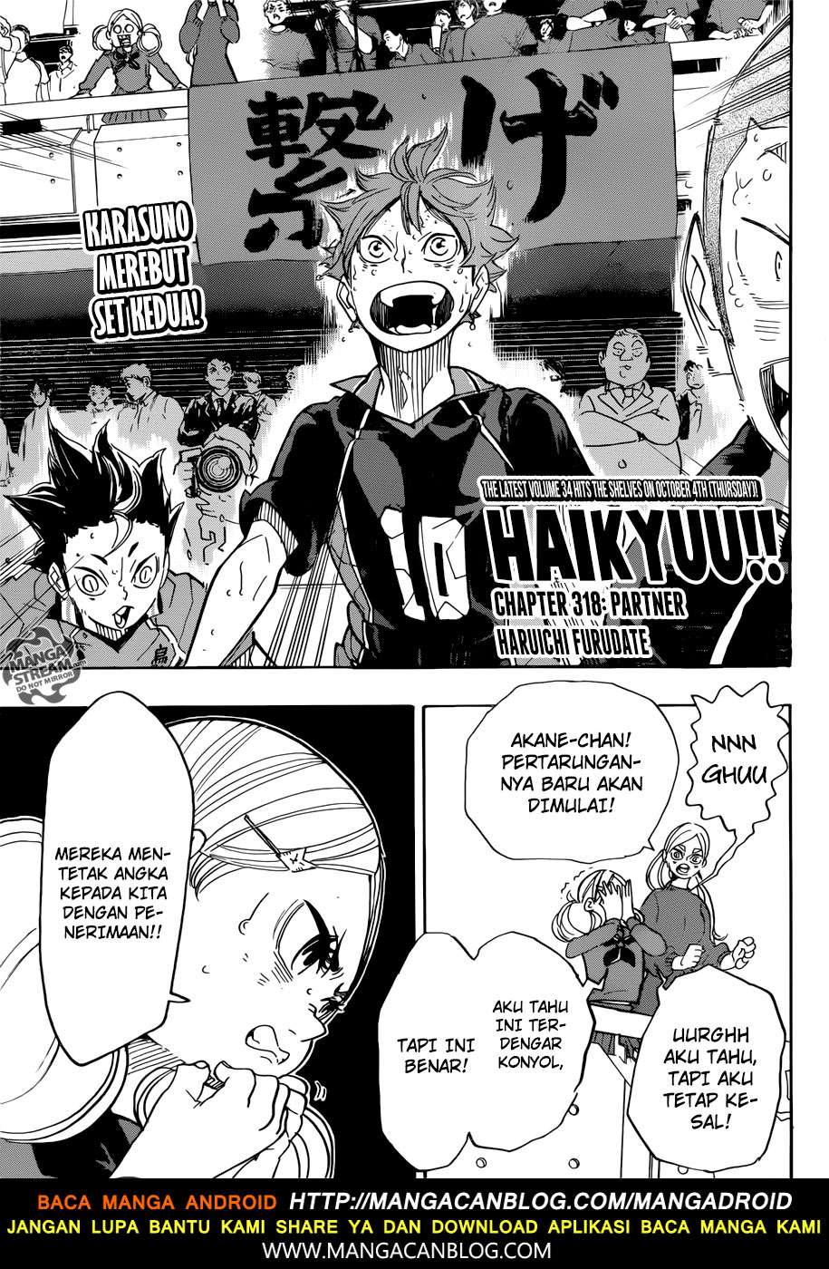 Baca Komik Haikyuu!! Chapter 318 Gambar 1